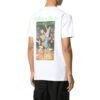 Off-White Herre FW22 Alfabet-trykk Rund hals Kort ermet Hvit T-skjorte