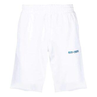 Off-White Herre FW22 Alfabetlogo-trykk Casual Shorts Versjon Hvit