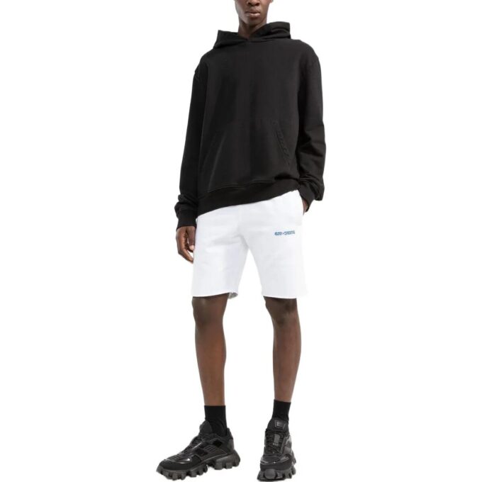 Off-White Herre FW22 Alfabetlogo-trykk Casual Shorts Versjon Hvit