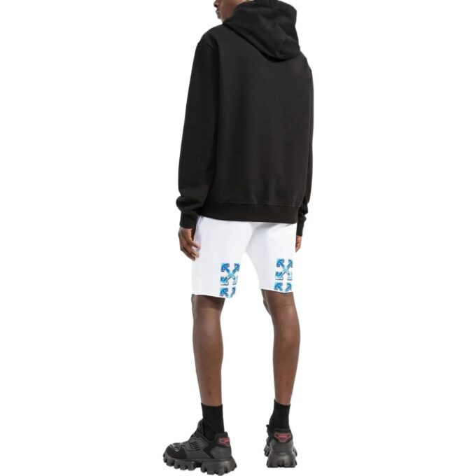Off-White Herre FW22 Alfabetlogo-trykk Casual Shorts Versjon Hvit