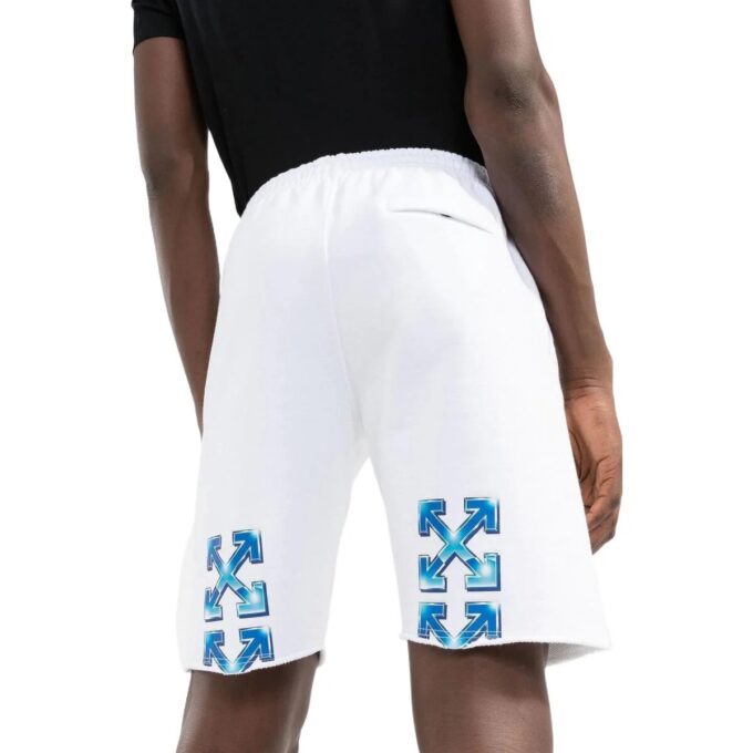 Off-White Herre FW22 Alfabetlogo-trykk Casual Shorts Versjon Hvit