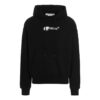 Off-White Herre FW22 Alfabetlogo-trykk Hette Langermet Løs passform Svart