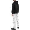 Off-White Herre FW22 Alfabetlogo-trykk Hette Langermet Løs passform Svart