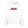Off-White Herre FW22 Alfabetlogo-trykk Snøring Løs passform Hvit