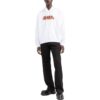 Off-White Herre FW22 Alfabetlogo-trykk Snøring Løs passform Hvit
