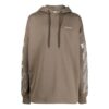 Off-White Herre FW22 Arrow Logo-trykk Snøring Løs Passform Khaki