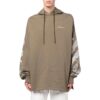 Off-White Herre FW22 Arrow Logo-trykk Snøring Løs Passform Khaki