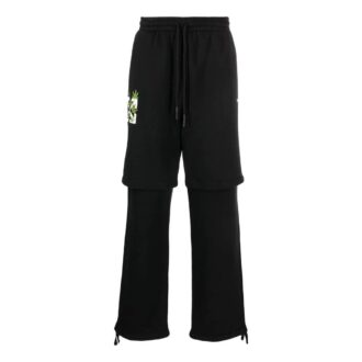 Off-White Herre FW22 Arrow Printing Casual Bukser/Lange bukser Svart