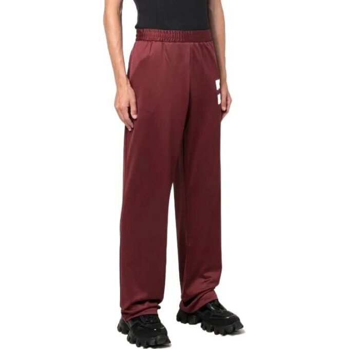 Off-White Herre FW22 Arrows-trykk Rett Sportsbukser/Joggebukser Rød