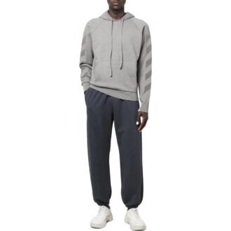 Off-White Herre FW22 Casual Mønstertrykk Grå Off-White Herre FW22 Casual Mønstertrykk Grå