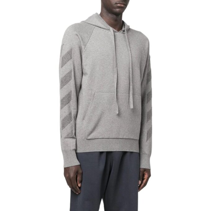 Off-White Herre FW22 Casual Mønstertrykk Grå