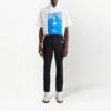 Off-White Herre FW22 Ensfarget Alfabet-trykk Rettbenet Fritidsbukse Standardversjon Svart