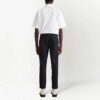 Off-White Herre FW22 Ensfarget Alfabet-trykk Rettbenet Fritidsbukse Standardversjon Svart