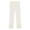 Off-White Herre FW22 Ensfarget belte med spenne Rette fritidsbukser/bukser Hvite