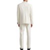 Off-White Herre FW22 Ensfarget belte med spenne Rette fritidsbukser/bukser Hvite