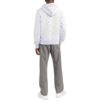 Off-White Herre FW22 Ensfarget Hettegenser med Lange Ermer Grå