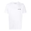 Off-White Herre FW22 Ensfarget Logo Alfabet-trykk Rund hals Kort ermet Hvit T-skjorte