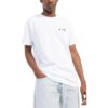 Off-White Herre FW22 Ensfarget Logo Alfabet-trykk Rund hals Kort ermet Hvit T-skjorte