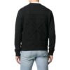 Off-White Herre FW22 Ensfarget Logo Rundhals Langermet Versjon Svart