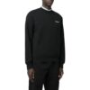 Off-White Herre FW22 Ensfarget Logo-trykk Rund hals Langermet versjon Svart
