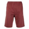Off-White Herre FW22 Ensfarget Logo-trykk Sportsshorts Vanlig versjon Rød