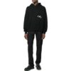 Off-White Herre FW22 Ensfarget med logotrykk og snøring – høst, svart