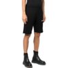 Off-White Herre FW22 ensfarget med logotrykk, rette sportsshorts, vanlig versjon, svart