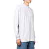 Off-White Herre FW22 Ensfarget Pilemønster Logo-trykk Rund hals Hvit
