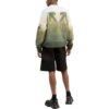 Off-White Herre FW22 Ensfarget Rett Casual Shorts Løs Passform Svart