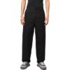 Off-White Herre FW22 Ensfarget Stripe-trykk Rett Casual Bukser/Løse Bukser Svart