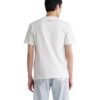 Off-White Herre FW22 ensfarget T-skjorte med Diagonal Arrow-trykk, rund hals og korte shorts