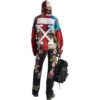 Off-White Herre FW22 Fargeblokkert strikket genser med hette og lange ermer