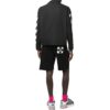 Off-White Herre FW22 Jakke med glidelås, revers og striper på ermene, svart