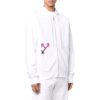 Off-White Herre FW22 Jakke med logo på ryggen, lange ermer, løs passform, hvit