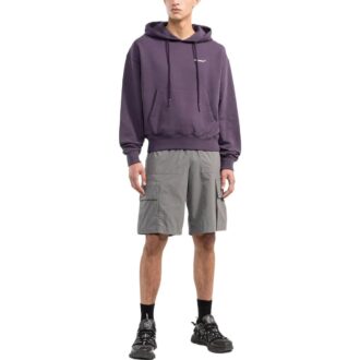 Off-White Herre FW22 Karaktermønster Slogan-trykk Lilla Off-White Herre FW22 Karaktermønster Slogan-trykk Lilla