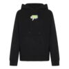 Off-White Herre FW22 Langermet hettegenser med logo på ryggen, vanlig versjon, svart