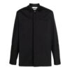 Off-White Herre FW22 Logo-brodert langermet jakke Svart