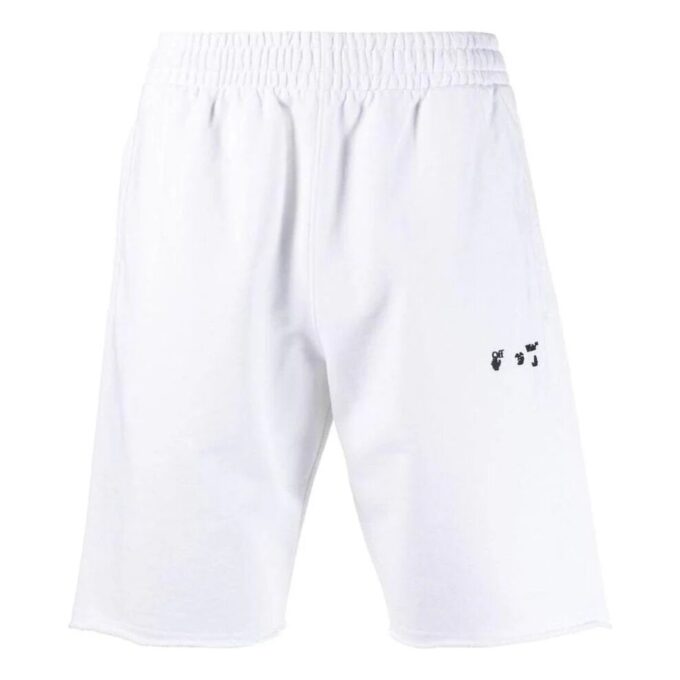 Off-White Herre FW22 Logo Casual Shorts Versjon Hvit