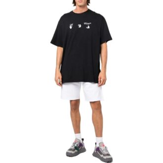 Off-White Herre FW22 Logo Casual Shorts Versjon Hvit