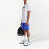 Off-White Herre FW22 Logo Diagonale Striper Trykk Snøring Casual Shorts Versjon Blå