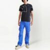 Off-White Herre FW22 Logo med pilemønster, kort ermet, slim fit, svart T-skjorte