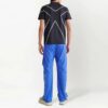 Off-White Herre FW22 Logo med pilemønster, kort ermet, slim fit, svart T-skjorte