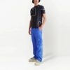 Off-White Herre FW22 Logo med pilemønster, kort ermet, slim fit, svart T-skjorte