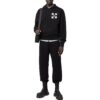 Off-White Herre FW22 Logo på baksiden Casual Bundle Feet Sportsbukser/Joggebukser/Joggers Versjon Svart