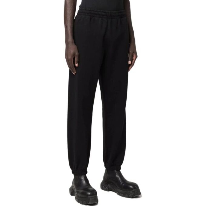 Off-White Herre FW22 Logo på baksiden Casual Bundle Feet Sportsbukser/Joggebukser/Joggers Versjon Svart