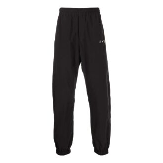 Off-White Herre FW22 Logo-trykk Bundle Feet Sportsbukser/Joggebukser Svart
