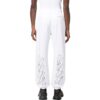 Off-White Herre FW22 Logo-trykk Bundle Feet Sportsbukser/Joggebukser Versjon Hvit