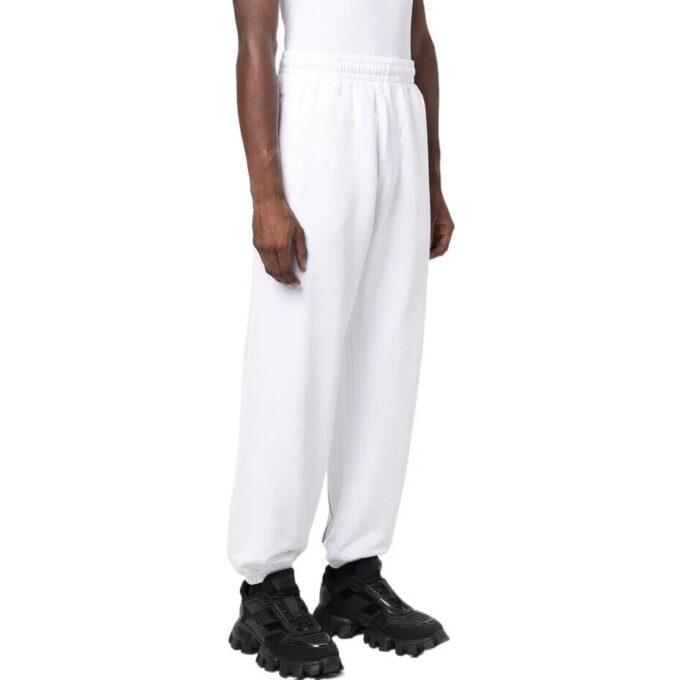 Off-White Herre FW22 Logo-trykk Bundle Feet Sportsbukser/Joggebukser Versjon Hvit