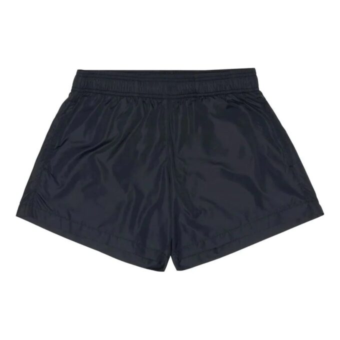 Off-White Herre FW22 Logo-trykk Elastisk linning Rette casual Shorts Versjon Svart