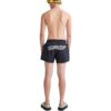 Off-White Herre FW22 Logo-trykk Elastisk linning Rette casual Shorts Versjon Svart